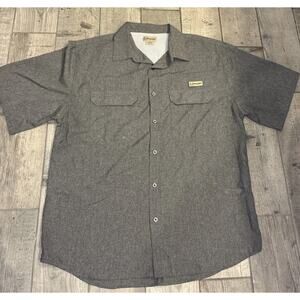 RealTree Fishing XL Gray Vented Performance Shirt Quick Dry, UPF Sun Protection